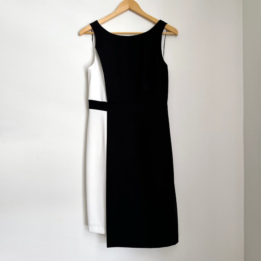 Saks Fifth Avenue Colorblock Sheath Dress Size 6